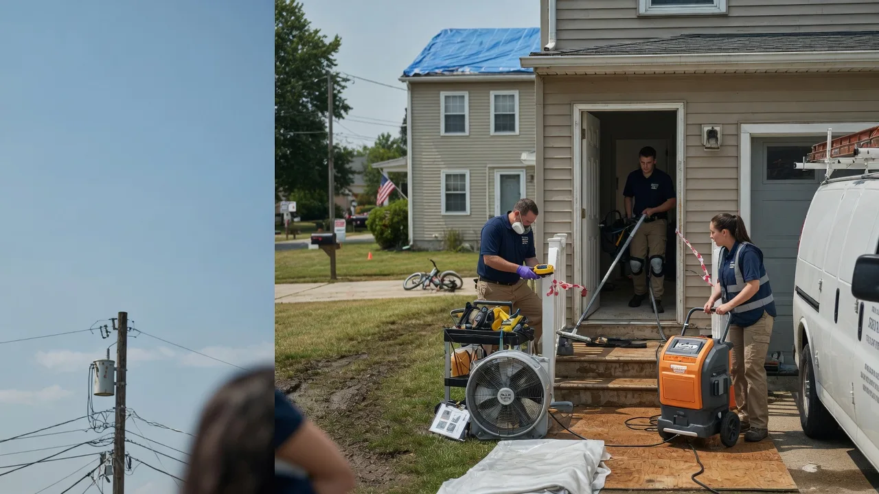 Water Damage Repair in Bellevue, OH near me
